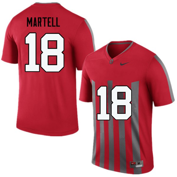 Ohio State Buckeyes #18 Tate Martell Men College Jersey Throwback